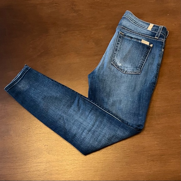 7 FOR ALL MANKIND | Ankle Skinny Jeans - Picture 4 of 10